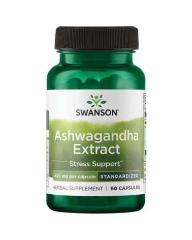 Ashwagandha 450 mg 60 Cápsulas Swanson