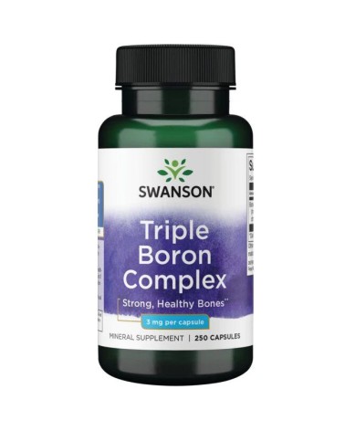 Triple Boron Complex 3 mg 250 Cápsulas Swanson