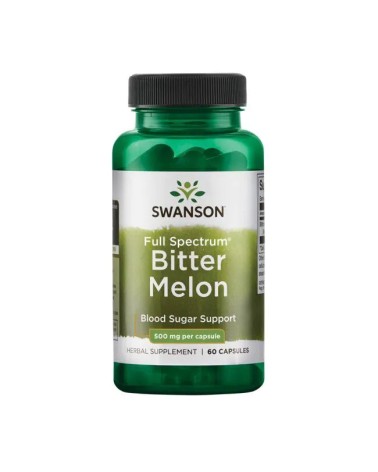 Bitter Melon (Melão Amargo) 500 mg 60 Cápsulas Swanson