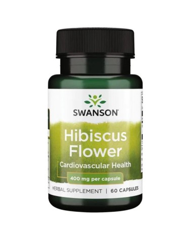 Hibiscus Flower 400 Mg 60 Cápsulas  Swanson