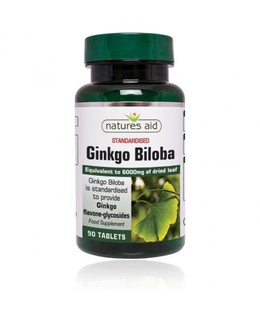 Ginkgo Biloba 120 Mg. 90 Comprimidos Natures Aid
