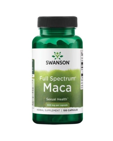 Maca 500 Mg (Full Spectrum ) 100 Cápsulas  Swanson