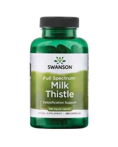 Full Spectrum Milk Thistle 500 Mg 100 Cápsulas Swanson