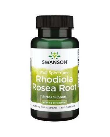 Full Spectrum Rhodiola Rosea Root 400 Mg 100 Cápsulas Swanson