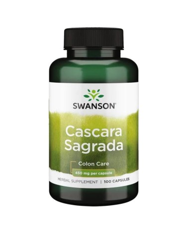 Cáscara Sagrada 450 Mg 100 Cápsulas  Swanson