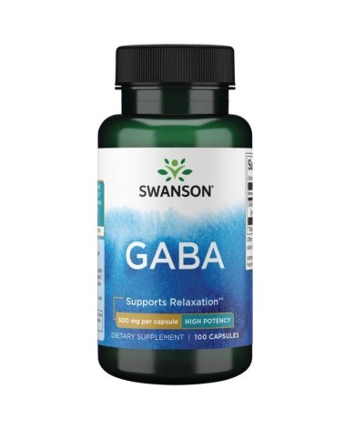 Gaba 500 Mg 100 Cápsulas  Swanson