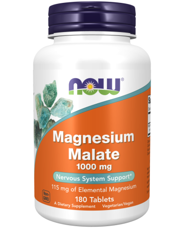 Magnésio Malato (1000 Mg) 180 Comprimidos Now