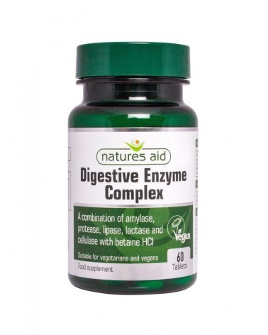 Digestive Enzyme Complex 60 Comprimidos Natures Aid