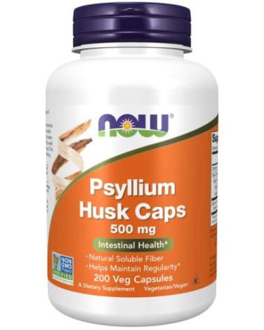 Psyllium Husk 200 Cápsulas Now