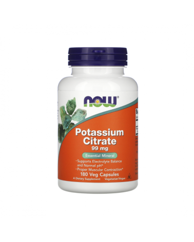 Potassium Citrate 99 Mg - 180 Comprimidos Now