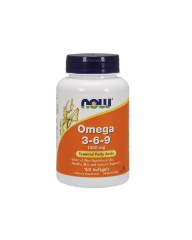 Omega 3-6-9  1000 Mg - 100 Cápsulas Vegetais Now