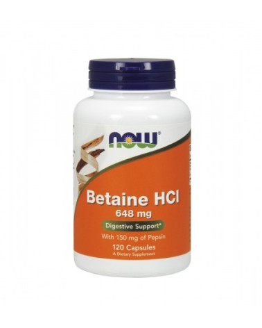 Betain Hci 120 Cápsulas Now