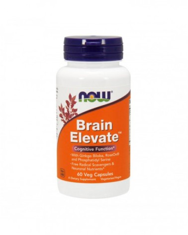 Brain Elevate™ 60 Cápsulas Vegetais Now