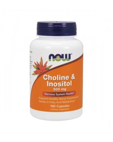 Choline & Inositol 500 Mg - 100 Cápsulas Now