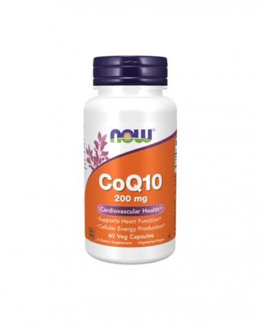 Co-Enzyme Q10 200 Mg - 60 Cápsulas Vegetais Now