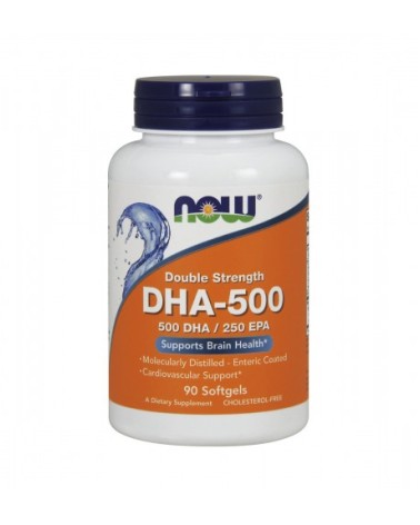 Dha - Alta Potência (500 Dha / 250 Epa) 90 Cápsulas Vegetais Now