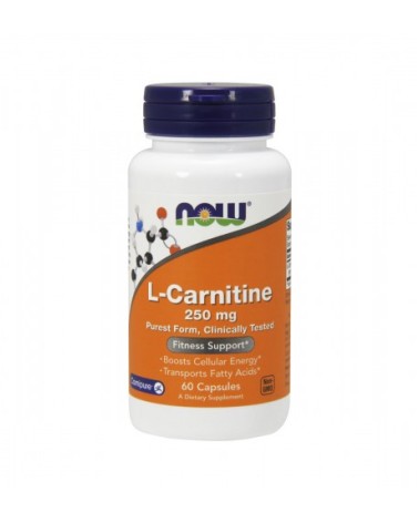 L- Carnitine Tartrate (L-Carnipure™) - 60 Cápsulas Now