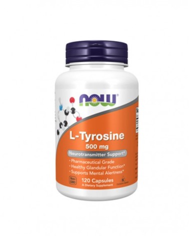 L- Tyrosine 500 Mg - 120 Cápsulas Now