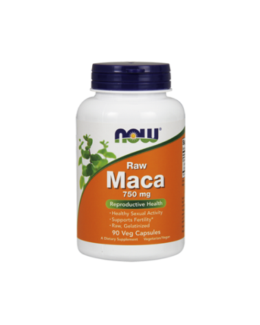 Maca 750 Mg (6:1 Conc) 90 Cápsulas Vegetais Now