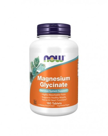 Magnesium Glycinate 180 Comprimidos Now