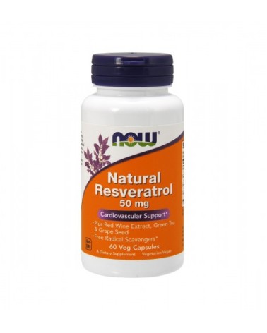 Resveratrol 60 Cápsulas Now