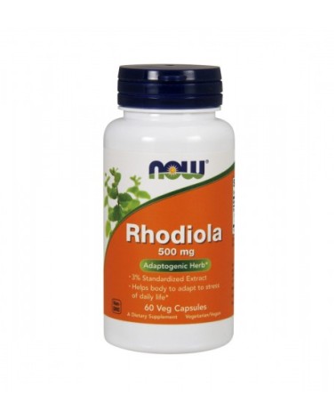 Rhodiola 500 Mg - 60 Cápsulas Vegetais Now