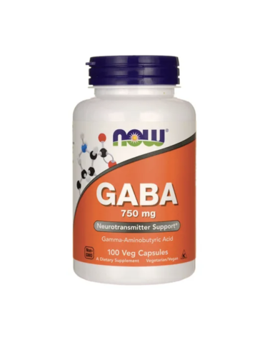 Gaba 750 Mg - 100 Cápsulas Now