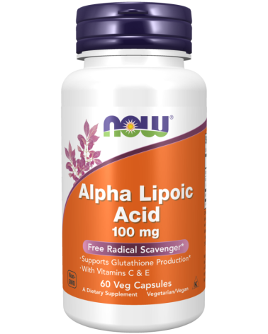 Ácido Alfa Lipóico 100 Mg - 60 Cápsulas Now
