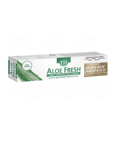 Gel Dentífrico Aloe Fresh compatível com Homeopatia 100 ml ESI