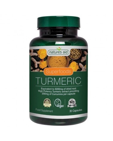 Turmeric 200 Mg.  30 Cápsulas Natures Aid