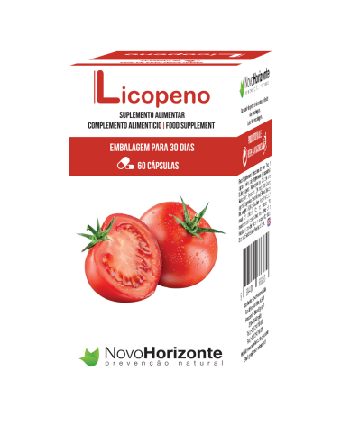 Licopeno 20 Mg 60 Comprimidos Novo Horizonte