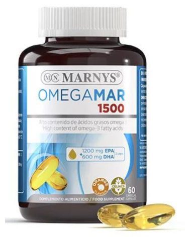 OmegaMar 1500 mg 60 cápsulas MARNYS