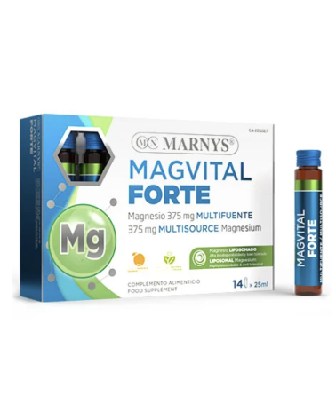 MAGVITAL FORTE  (Magnésio Lipossomado) 14 frascos MARNYS