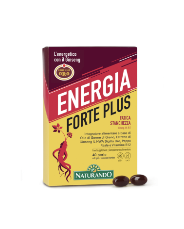 ENERGIA FORTE PLUS 40 Softgels NATURANDO