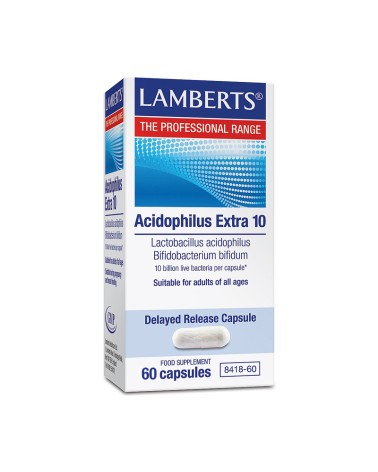 Acidophilus Extra 10 (10000 Milhões Por Cáps.) Lamberts