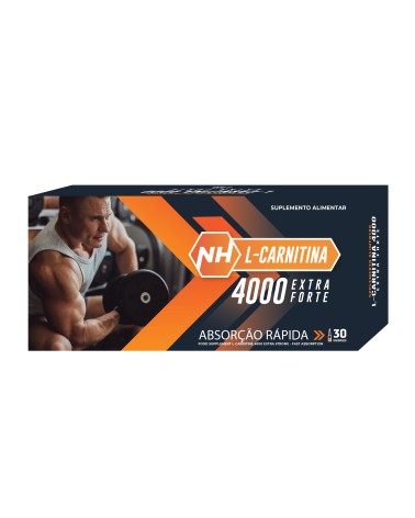 L-Carnitina 4000 Extra Forte 30 Ampolas Novo Horizonte