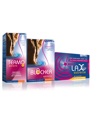 Pack Extreme Nutriflor (Termo + Lax + Blocker)