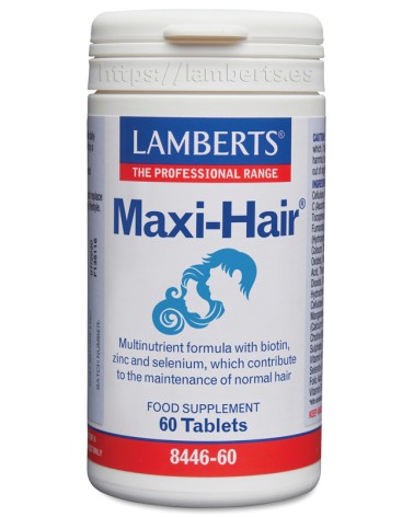 Maxi Hair 60 Comprimidos Lamberts