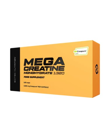 Mega Creatine Monohidratada 120 Cápsulas Scitec Nutrition