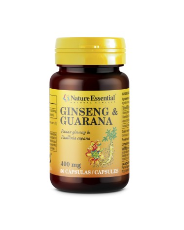 Ginseng + Guaraná 400 Mg. 50 Cápsulas Nature Essential