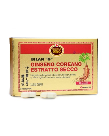 Ginseng Coreano 40 Cápsulas Ilhwa