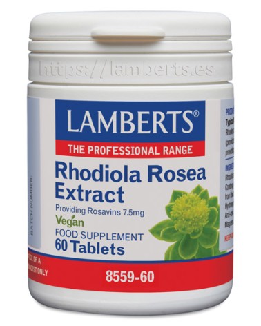 Rhodiola 3125 mg 60 Comprimidos Lamberts