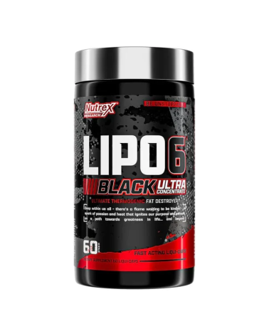 Lipo 6 Black 60 Cápsulas Nutrex