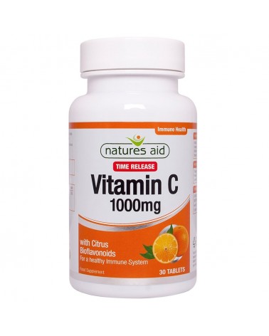 Vitamina C 1000 Mg Libertação Prolongada 90 Comprimidos Natures Aid