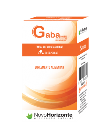 Gaba 500 Mg. 60 Cápsulas Novo Horizonte