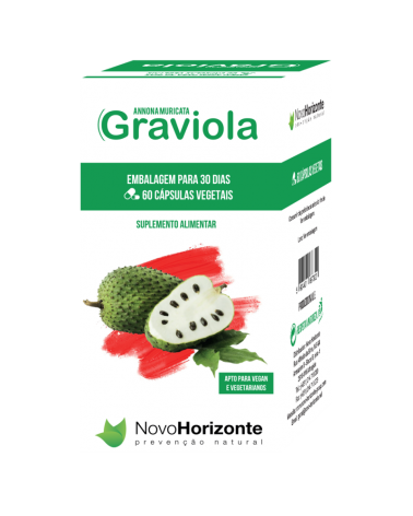 Graviola 300 Mg. 60 Cápsulas Novo Horizonte