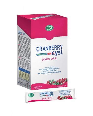 Cranberry Cyst Pocket Drink 16 Saquetas ESI