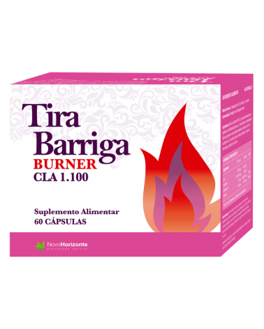 Tira Barriga Burner C/Cla 60 Cápsulas Novo Horizonte