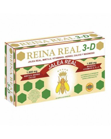 Geleia Real 3 D 20 Ampolas Robis