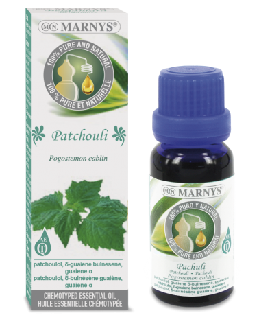 Óleo Essencial De Patchouli (Pogostemon Cablin) 15 Ml. Marnys